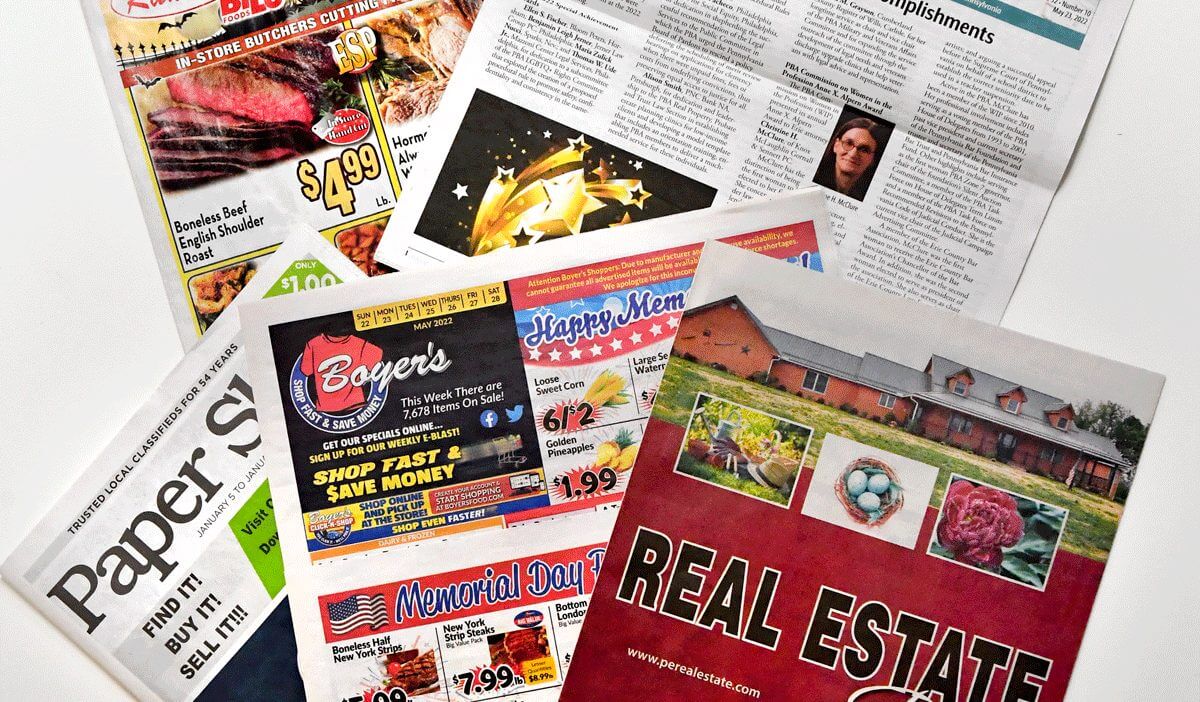 Printed newspapers by Press Enterprise Commercial Printing